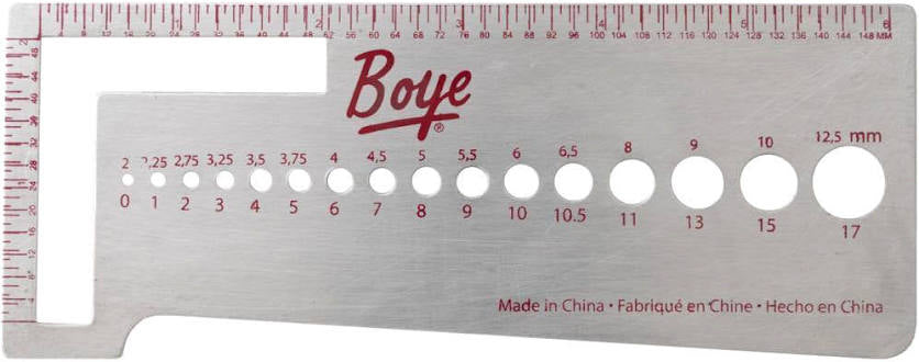 Knitting Needle Gauge