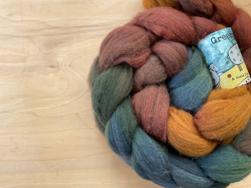 Greenwood Fiberworks Targhee Roving 4oz