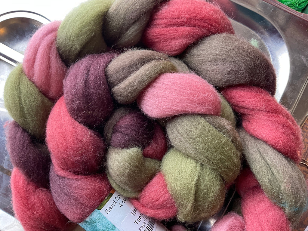 Greenwood Fiberworks Targhee Roving 4oz