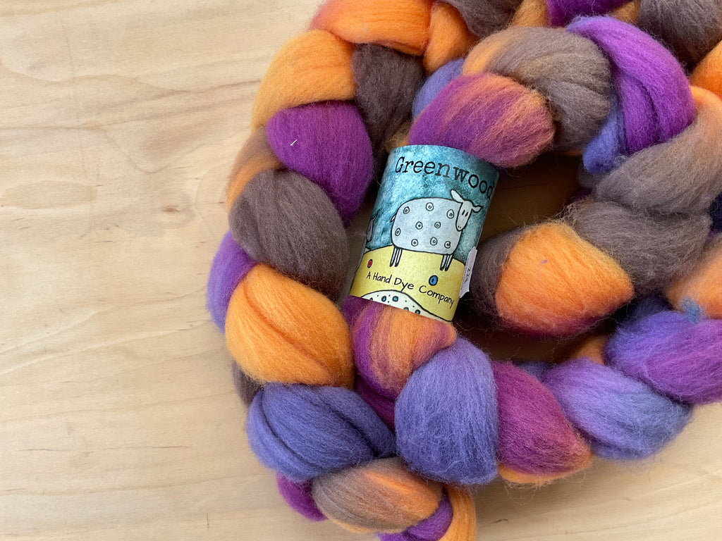 Greenwood Fiberworks Targhee Roving 4oz