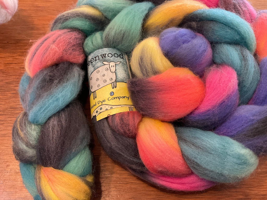 Greenwood Fiberworks Targhee Roving 4oz