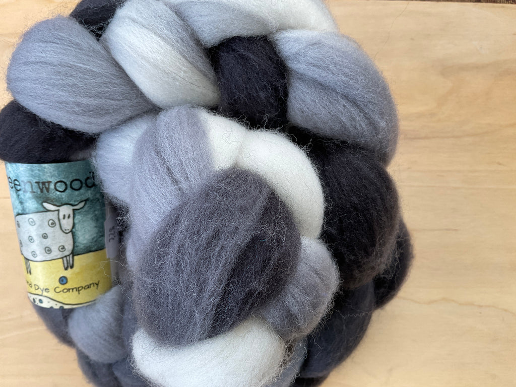Greenwood Fiberworks Targhee Roving 4oz
